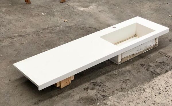 Mesada de baño Igneastone Pure White - Imagen 6