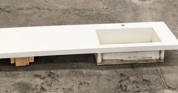 Mesada de baño Igneastone Pure White - Imagen 4