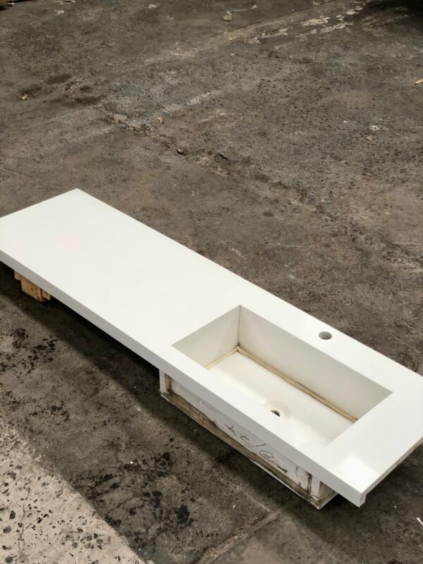 Mesada de baño Igneastone Pure White - Imagen 2