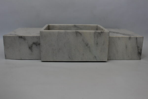 Mesada de Baño Mármol Blanco Royale - Imagen 3